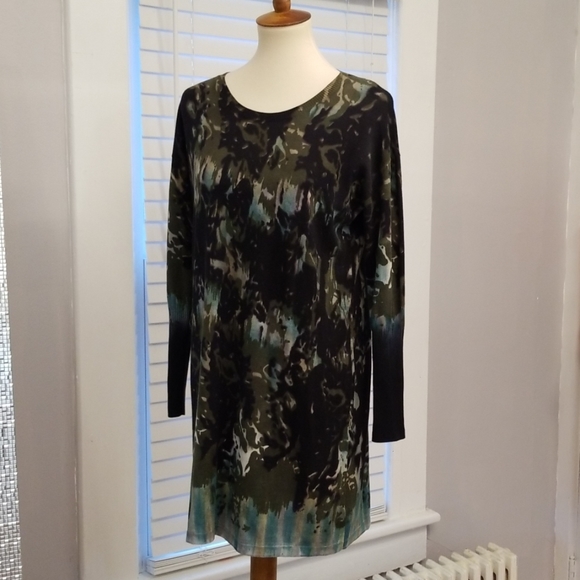 NIC+ZOE Dresses & Skirts - Nic + Zoe Floral Sweater Dress, Size L